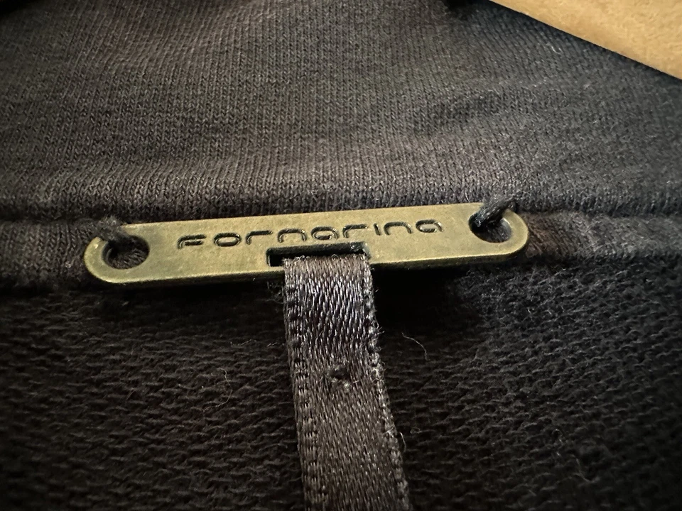 Vestido Fornarina Y2K Mujer Talla M Negro Algodón Bordado Volantes Foto 4 de 4