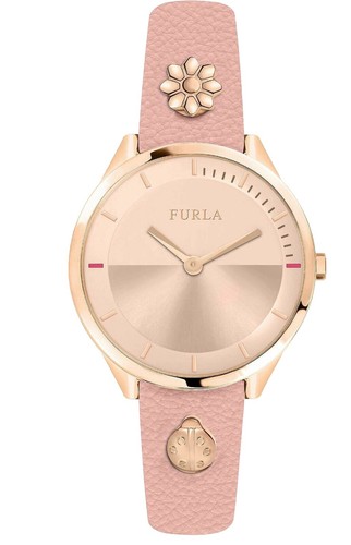 FURLA MY PIPER 腕時計 R4251110503 Womens Wristwatch FURLA MY PIPER R4251110503 Leather Gold