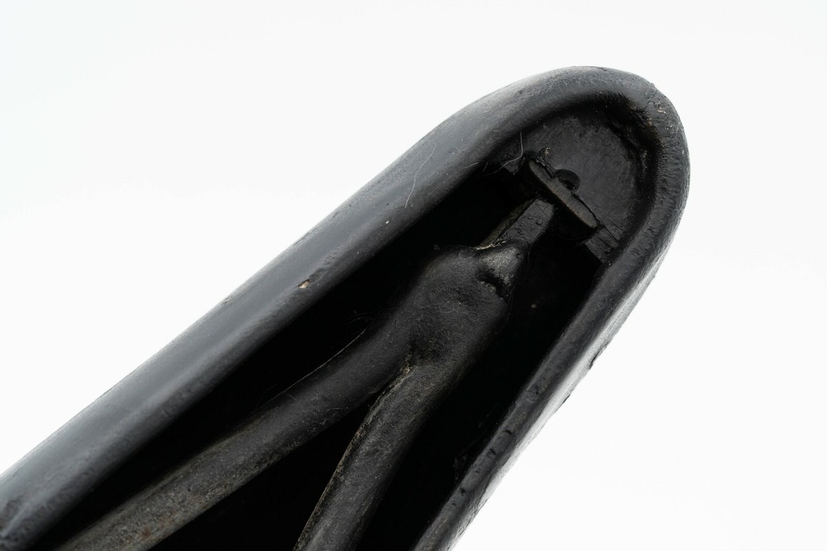 Selle Arius Vintage Années 70 - Cuir Marron Foncé - Pour Vélo De Course - Occasion