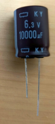 Audio Elko United Chemi-Con (UCC) KY 10000uF 6.3V  -  NEU