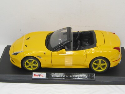 FERRARI CALIFORNIA T OPEN TOP YELLOW NEW IN BOX . | eBay