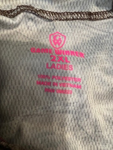 Hoodie Game Winner Ladies Sz 2XL Hunting Dura Cool Camo Pink Zipper/Stiches -NWT - Picture 4 of 9