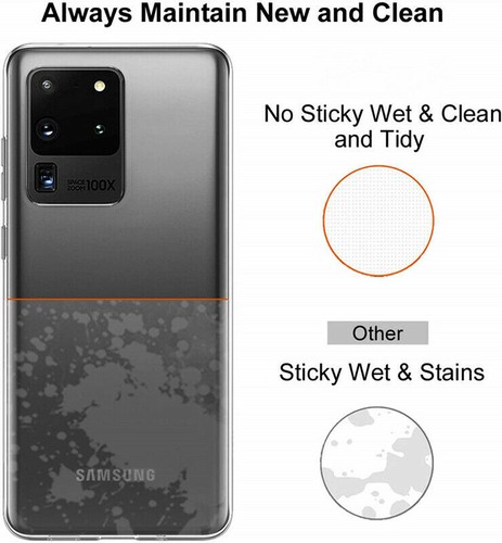 Clear Case For Samsung Galaxy S22 S22 Plus S22 Ultra 5G Silicone Phone Cover - Picture 7 of 9