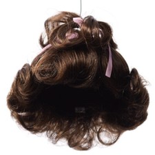 Set of 3 Antina's Brunette 8" Toddler Doll Wigs