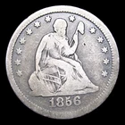 1856 Seated Liberty Quarter Silver ---- Nice Detail Coin ----  #531D