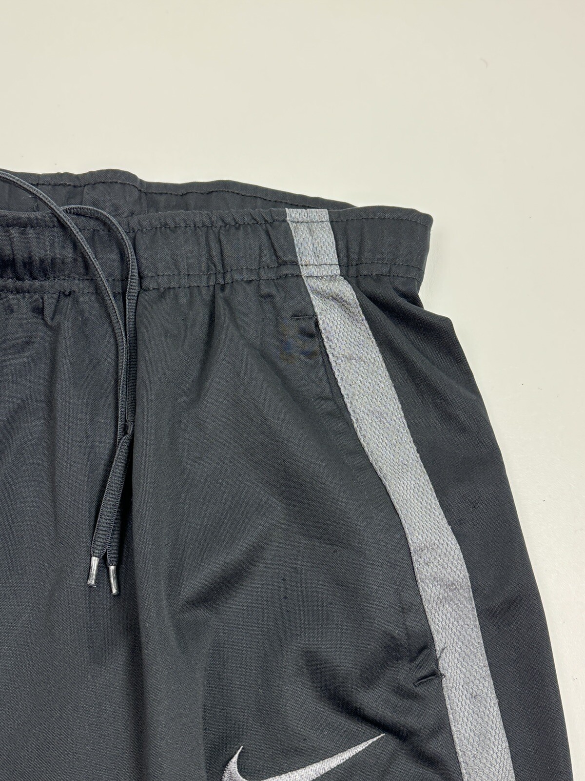 #291 NIKE  Polyester Black Drawstring Track Pants… - image 2