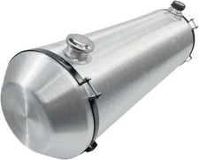 Gas Tank Universal 12''x38'' 18.3 Gallon 1/4 NPT Spun Aluminum Fuel Tank W/Gauge