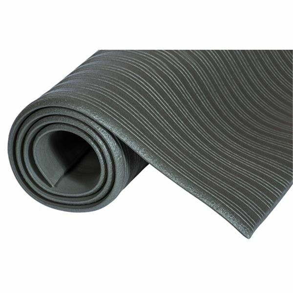 Crown FP2436BK 24"x 36"x 3/8" TuffSpun® Blk FootLover 411 Anti