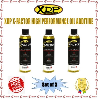 XDP X-Factor Oil Additive 8 oz - 3 Bottle For 07.5 - 18 Dodge Ram 5.9L Cummins 