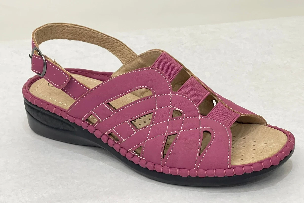 Pink wedges wide fit 2025