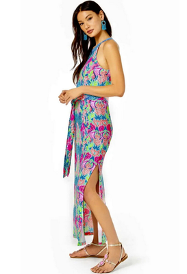 chinese dress ladies Women's UPF 50+ Kaden Chillylilly Maxi Dress in Pink main image 1
