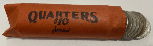Roll of 40 90% Silver Washington Quarters $10 Face Value