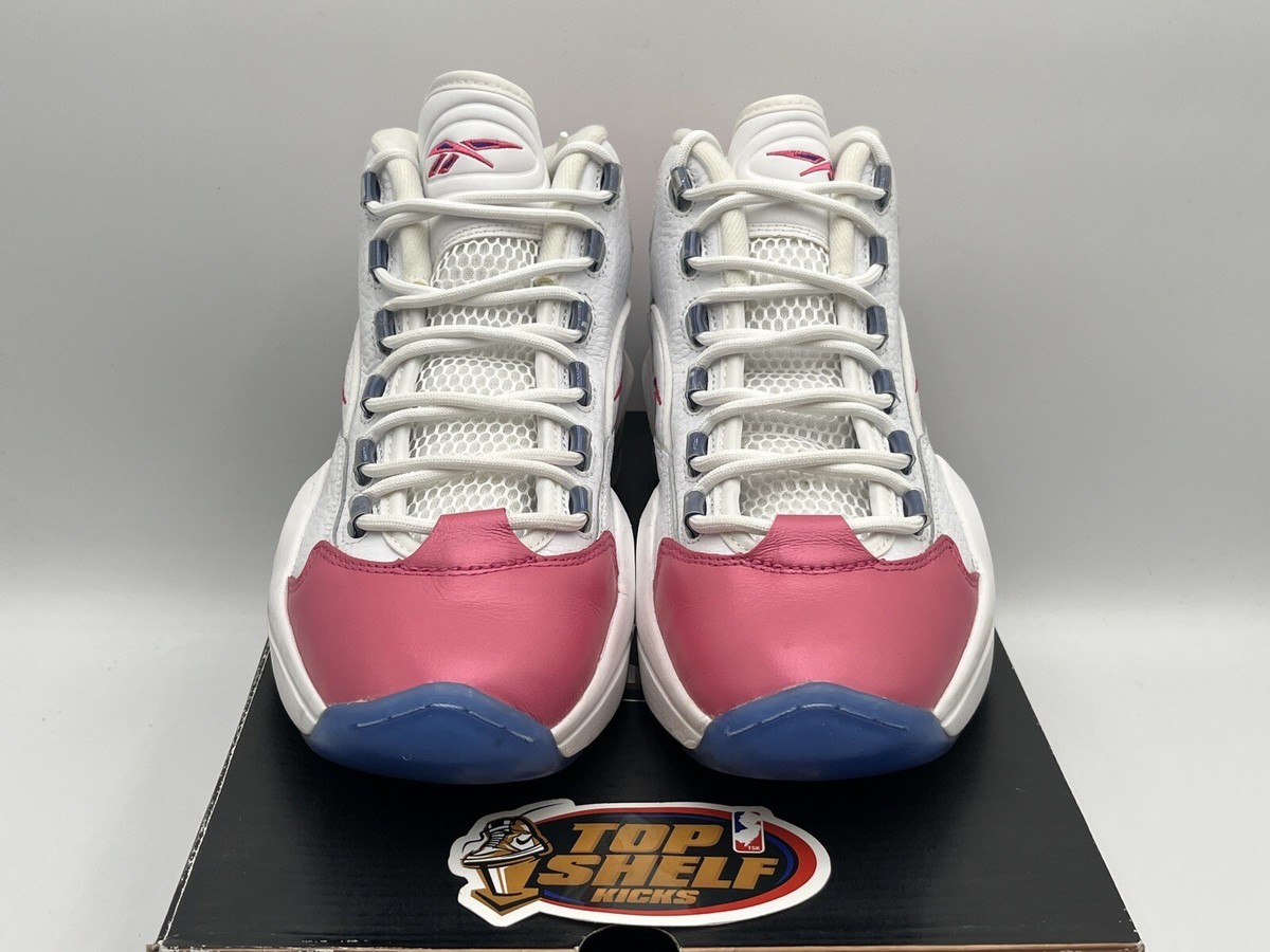 シューズ(男性用) REEBOK QUESTION MID ERIC EMANUEL 27cm Buy Eric Emanuel x Question Mid 'Pink Toe' - FX7441 | GOAT