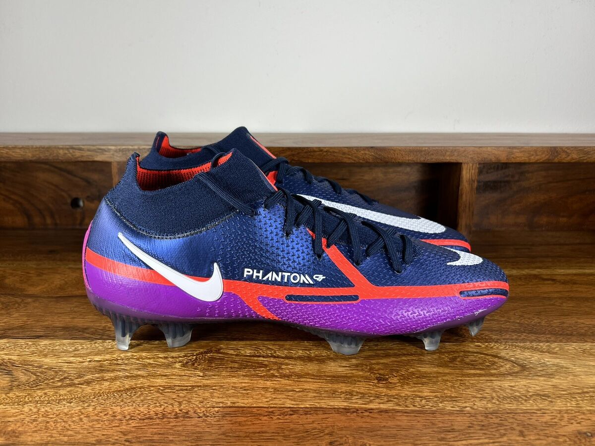 Men's Nike Phantom GT2 Elite FG Soccer Navy/Purple CZ9889 Men's Nike Phantom GT2 Elite FG Soccer Navy/Purple CZ9889