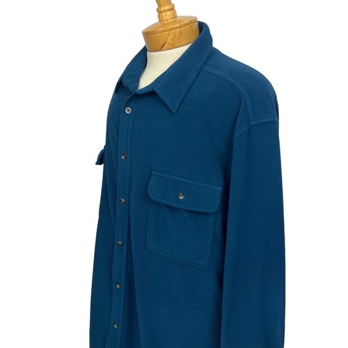 CABELA’S Men’s Casual Button Front Shirt Sz XL Regular Blue Soft Button Pockets - Picture 4 of 11
