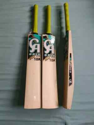 Cricket Bat Pro BIG THICK Edge Grade 2 Full Size Short Handle