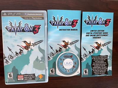 Patapon 3 (Sony PSP, 2011) CIB With Insert Tested, USA Version, Playstation, VGC