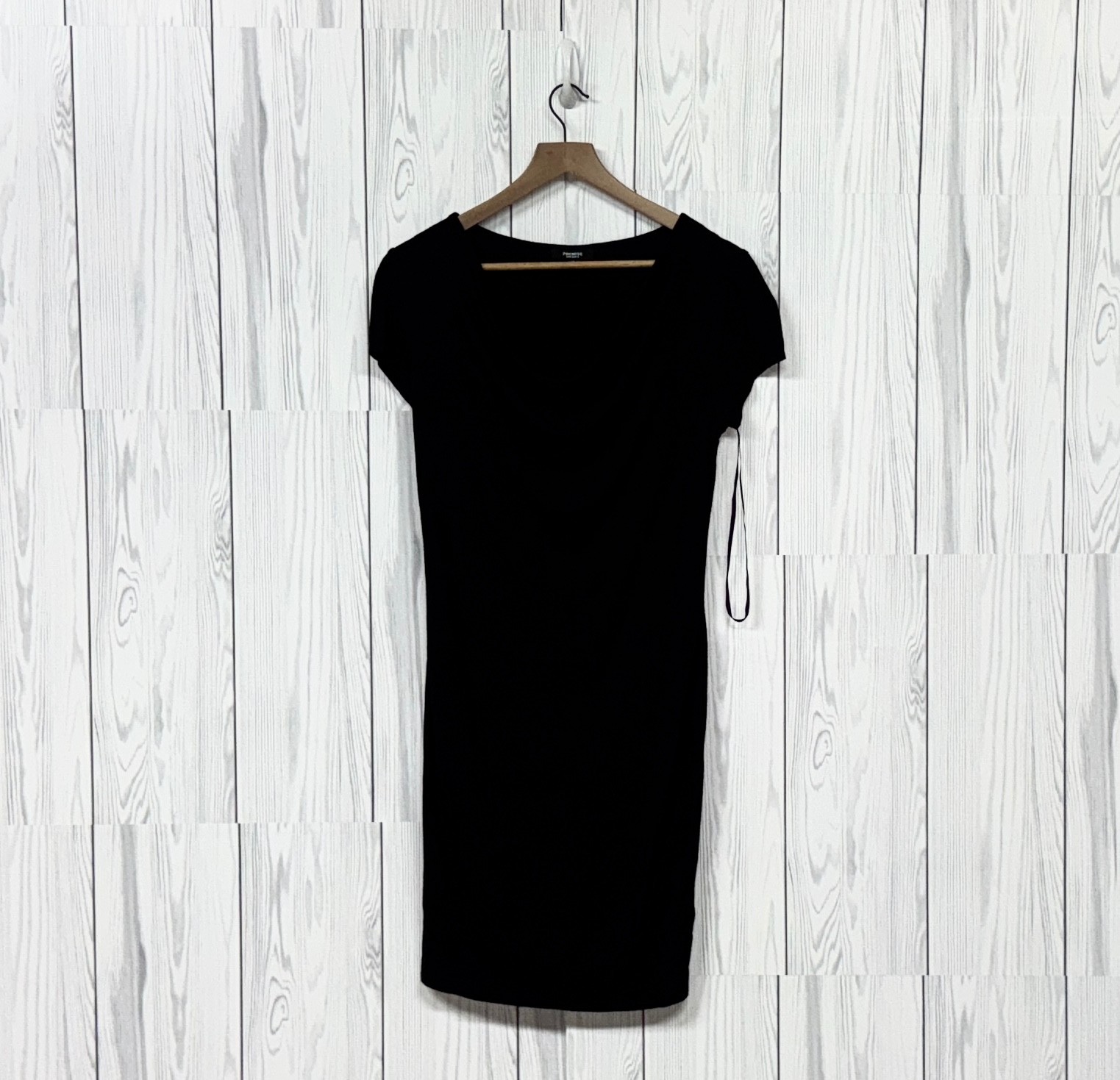 Premise dress womens size extra small sleeveless knee length solid black stretch