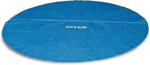 INTEX 28014E Solar Pool Cover: for 16ft Round Easy Set 16' (Round), Blue - 第 1/5 張圖片