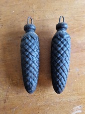 2 poids pour horloge ancienne coucou