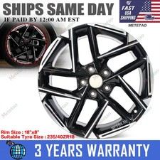 For Kia K4 Hyundai Avante 2024-2026 18x8 Aluminum Wheel Rim Gloss Black 74732
