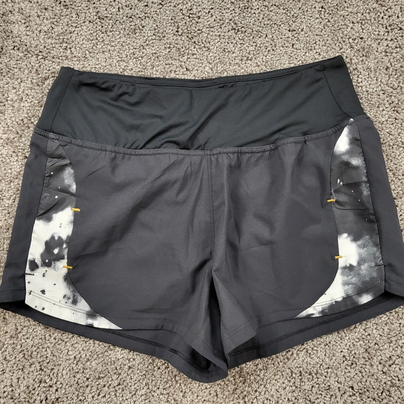 Adidas Primeblue Parley Running Shorts Mens Small Black White Graphic Athletic