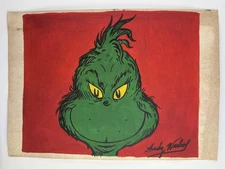 Andy Warhol COA Art Painting Original Drawing Vintage Paper Signed