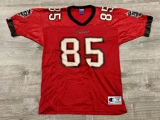 Vintage Tampa Bay Buccaneers Jersey L Red Champion Reidel Anthony 85