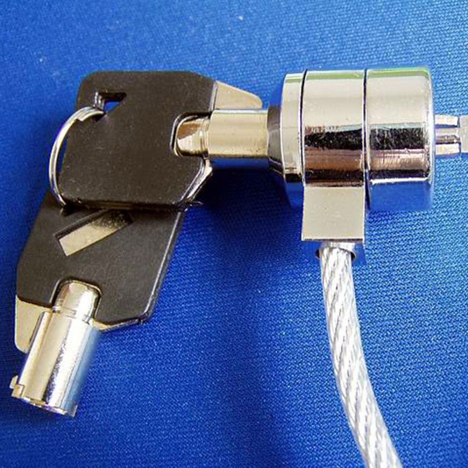 Padlock with Key Locking Notebook Laptop Security Locks Computer | eBay ...