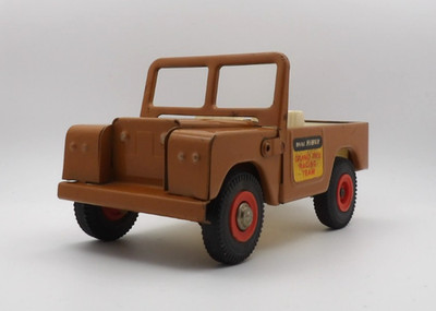 TRI-ANG MINI-HIWAY LAND ROVER ''GRAND PRIX RACING TEAM'' GUTER ZUSTAND OHNE BOX