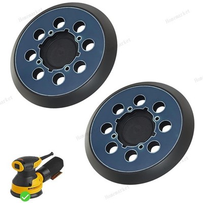 2x 5'' Orbital Sander Pads 8-Hole 4-Screw for Dewalt DWE6423/6423K, DWE6421/6421K