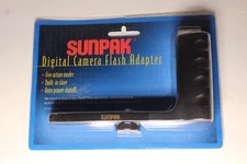 Sunpak Digital Camera Flash Adapter Bracket w/ Built-In Slave Trigger NEW