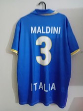 MAGLIA REPLICA CALCIO ITALIA MALDINI TAGLIA XL VINTAGE FOOTBALL ⚽️ COME NUOVA
