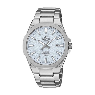 CASIO EDIFICE EFR-S108DE-2A SLIM STEEL BLUE DIAL SAPPHIRE CRYSTAL BRAND NEW