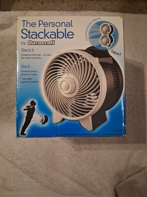 #ad STACKABLE FAN by Duracraft Model DT 85 $29.95