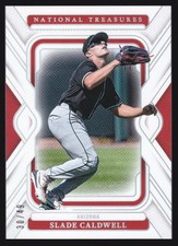 2025 Panini National Treasures Slade Caldwell #70 Base Prospect Holo Silver #/49