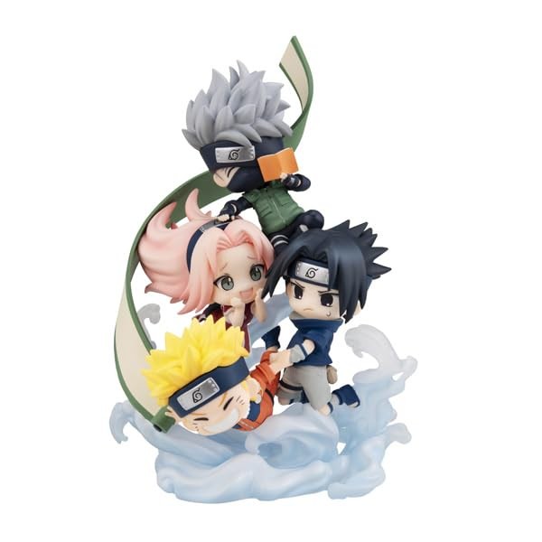 Toranoana ＆ Creators Collaboration Figu… FigUnity Naruto Shippuden Team 7 Assemble Figure Kakashi Sakura