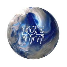 Storm Ice Ocean Blue White Bowling Ball