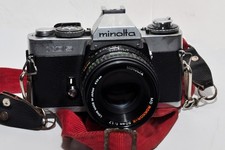 Minolta XD5 35mm Film SLR Camera w/ Rokkor MD 50mm f1.7 Lens
