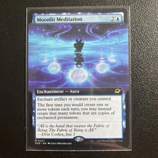 Moonlit Meditation Extended Art R 0327 MTG EoE NM