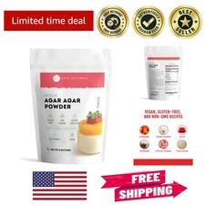 4oz Agar Agar Powder - Unflavored Gelatin Substitute for Healthy Recipes