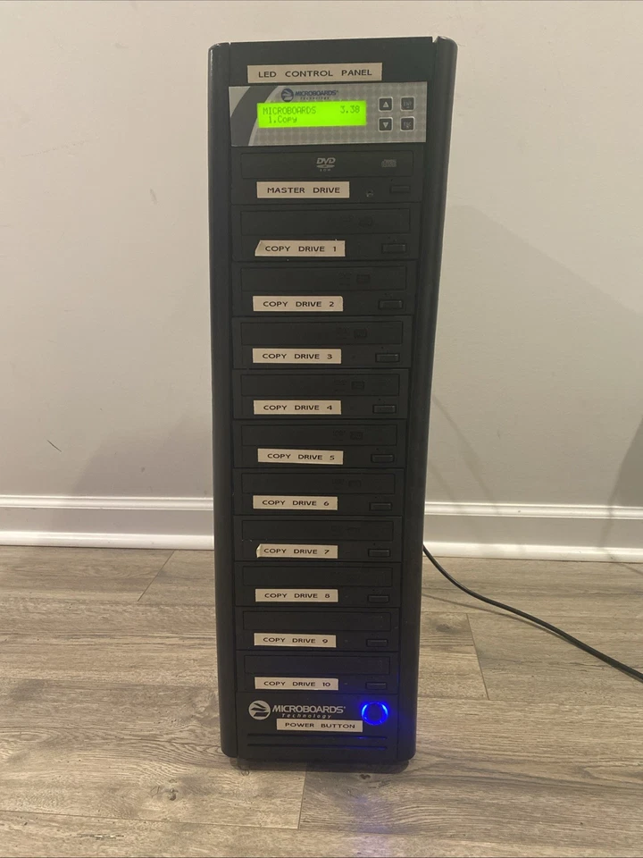 QD-DVD-1210 Tower Duplicator, 10(24x/48X) CD/DVD Recorders, 1 to 10 Duplicator - Image 2 of 4