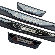 For Toyota Highlander Accessories Protector Door Sill Scuff Plate Car Sticker