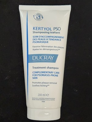 Ducray Kertyol PSO Shampoo Scalp Dry Thick Formulated Elbows Knees 200ml NEW