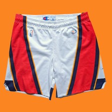 Golden State Warriors Champion 90s basketball shorts Vintage NBA Size M White
