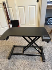 FlexiSpot Home Office Desk Riser Black Adjustable Standing Desk Converter 28x16"