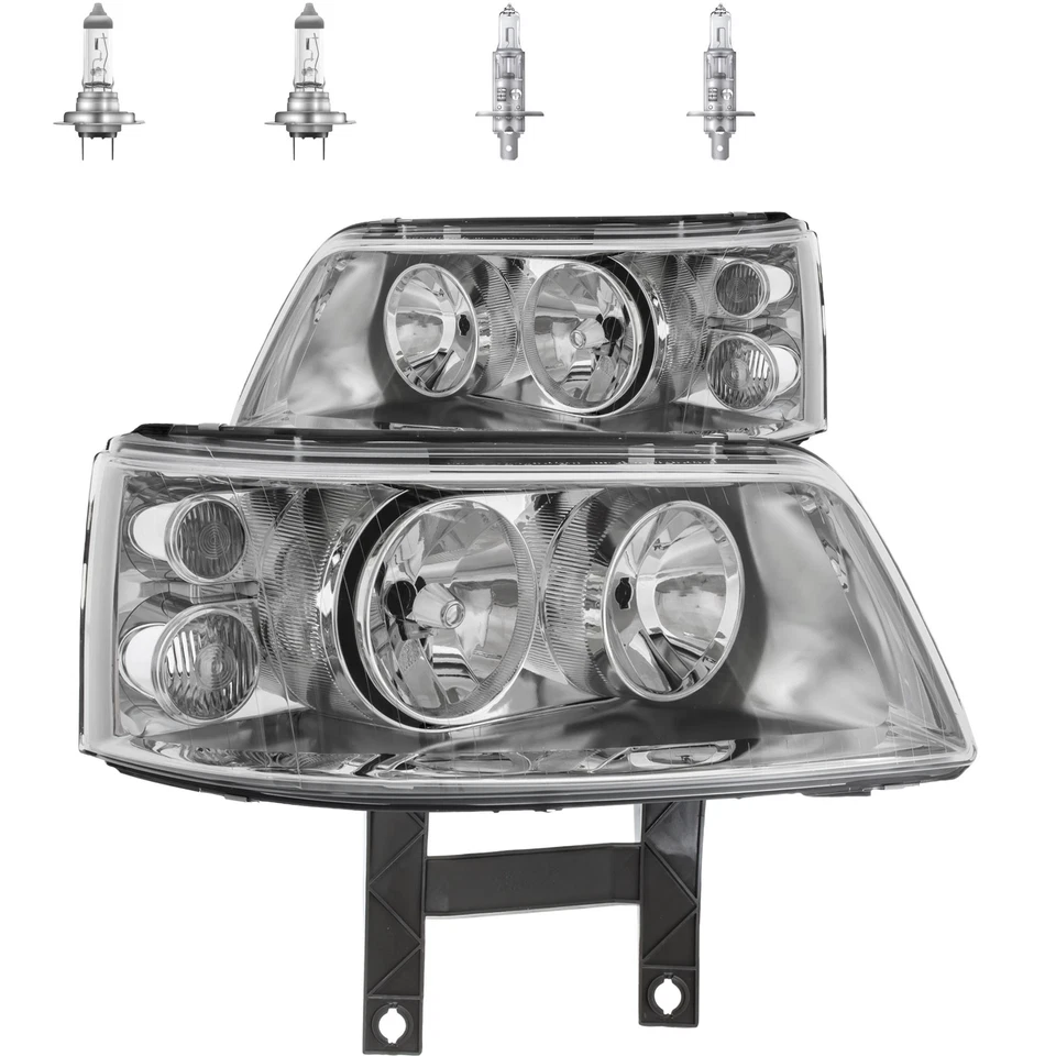 Scheinwerfer Set für VW Transp. T5 Bj. 04/03->> inkl. Motor H7+H1 inkl. Lampen
