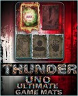 Ultimate Uno Marvel DC Custom Game Mats Card - Board Foil Chase THUNDER MAT