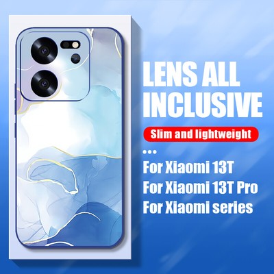 Marble Case For Xiaomi Redmi Note 12 11 10 13T Pro Lanyard Handy TPU Phone Cover