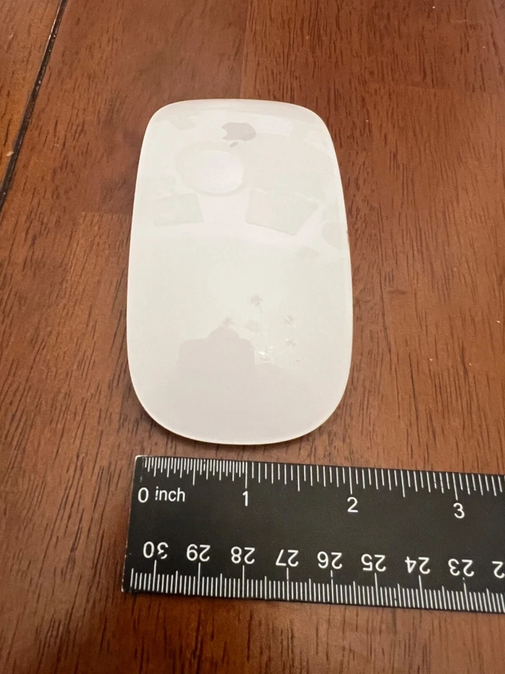 Apple Magic Mouse 2 Wireless White Silver Multi Touch Surface A1657 Original - Image 3 of 4